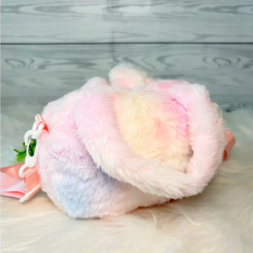 Cute Pastel Labubu Plush Crossbody‎ Bag